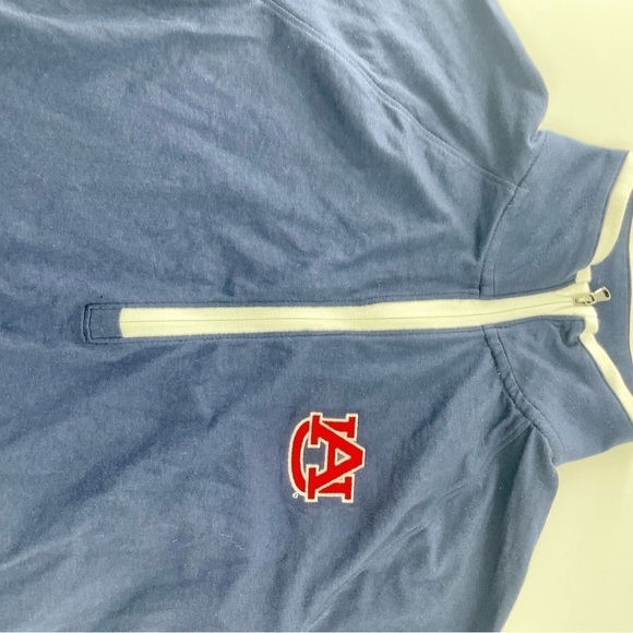 Under Armour Auburn Tigers Team Issue Navy Blue 1/4 Zip Pullover Jacket NWOT S - Picture 3 of 9